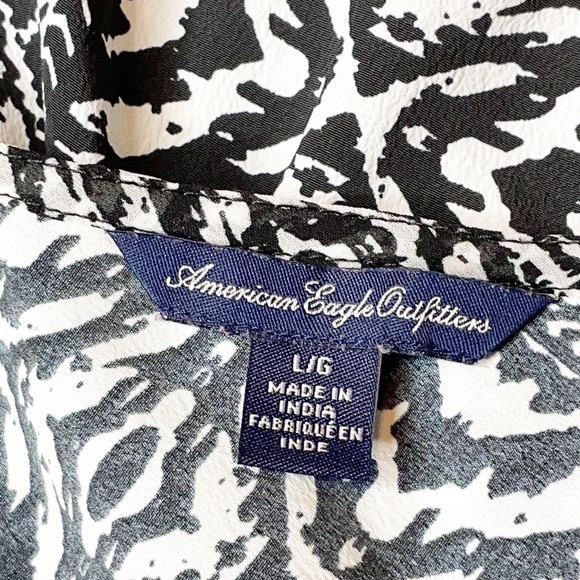 American Eagle Tribal Print Layered Top (L) - Picture 10 of 11